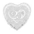 25th anniversary 18-inch helium balloon
