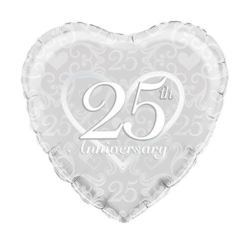 25th anniversary 18-inch helium balloon