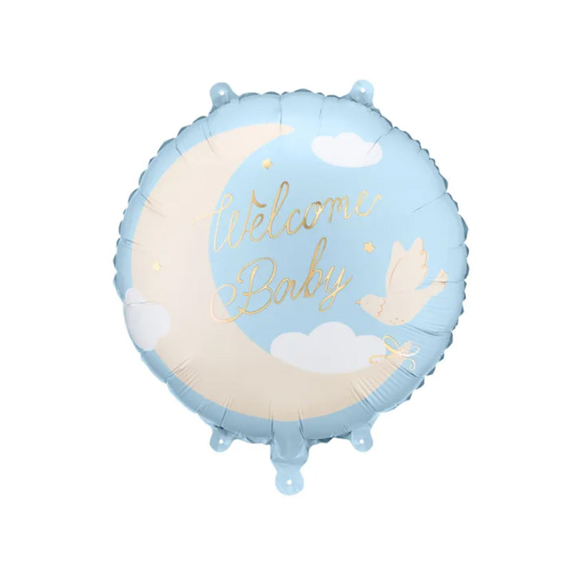 Blue moon baby 18-inch helium balloon