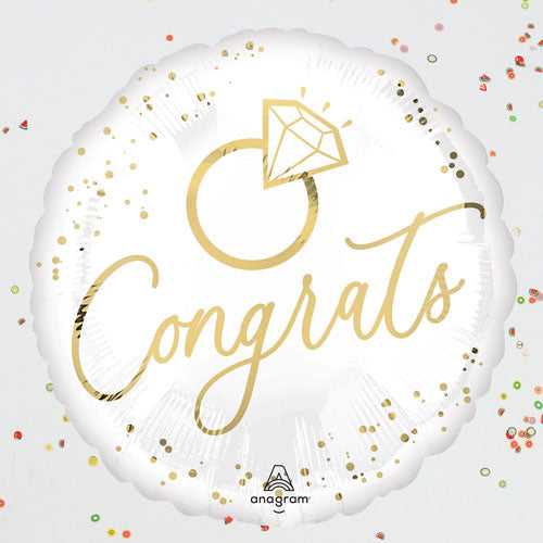 Congrats 18-inch helium balloon