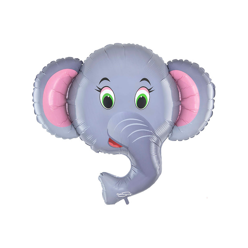 Elephant head 37-inch helium balloon