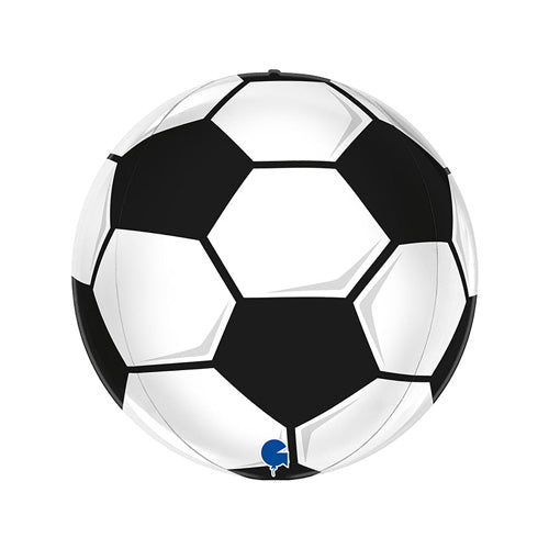 15-inch round football helium balloon