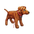 Brown dog balloon in the shape of a dog