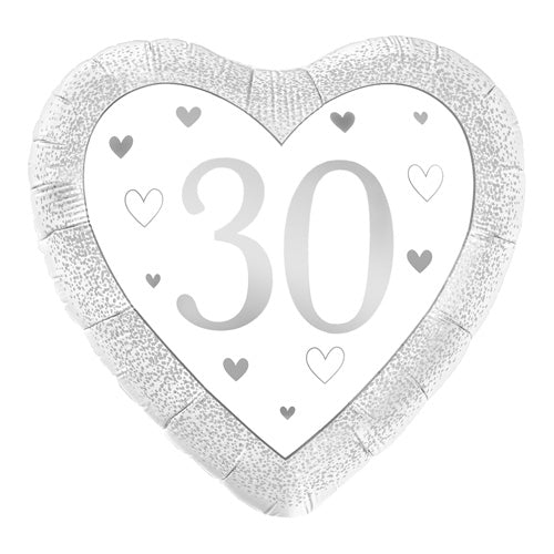 Happy 30th anniversary 18-inch balloon