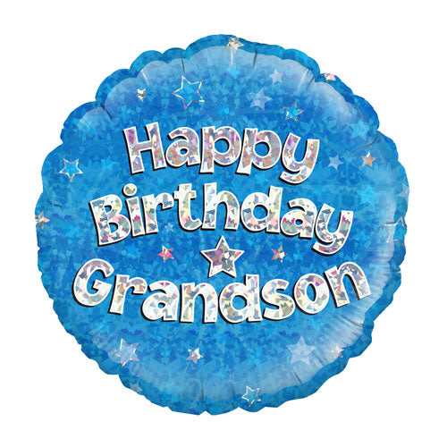 Happy Birthday Grandson 18-inch helium balloon