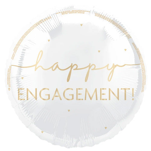 Happy engagement 18-inch helium balloon