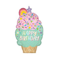 Ice cream cupcake theme balloon