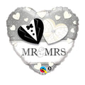 Mr & Mrs 18-inch helium balloon