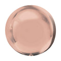 Round rose gold balloon