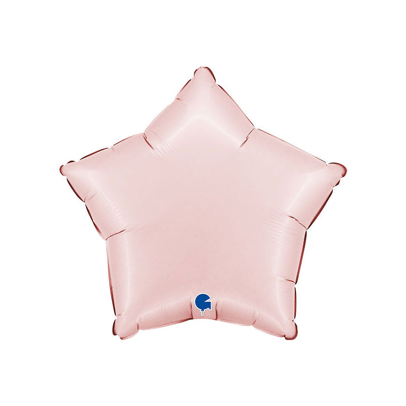 Pink star-shaped balloon