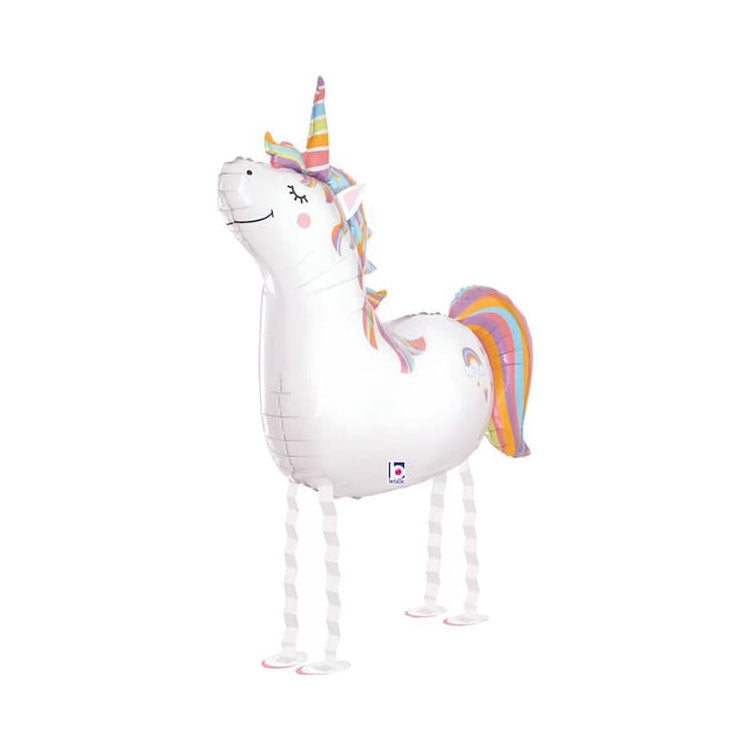 Unicorn free-standing 36-inch pre-filled helium balloon