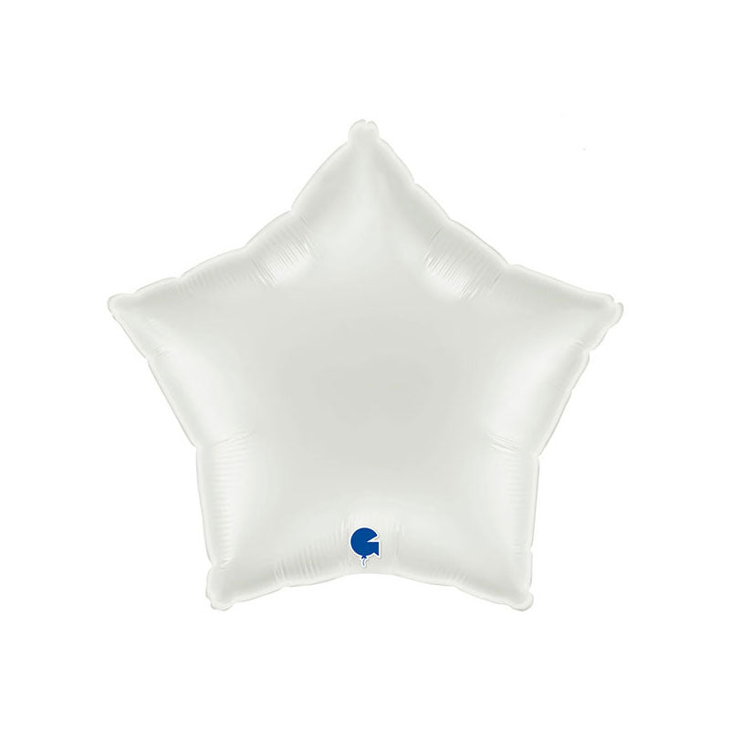 White star-shaped balloon